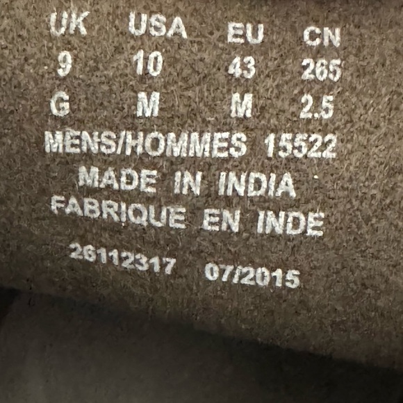 Clarks Bushacre Chukka Boots Brown Leather Comfort Shoes Men's Size 10 - Picture 11 of 12